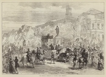 La celebración de Petrarca en Aviñón, Gran Procesión